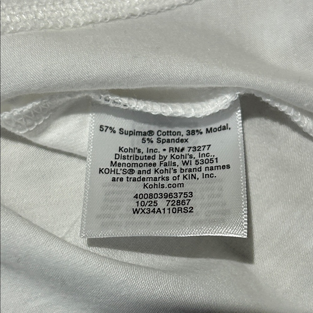 Classic White Short Sleeve Tee - Picture 4 of 5